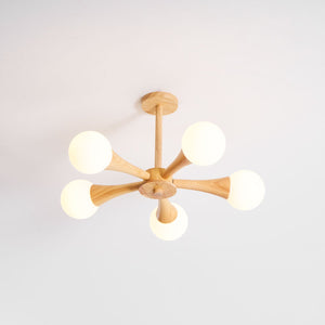 Wooden Nera Chandelier