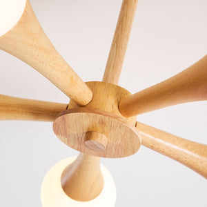 Wooden Nera Chandelier