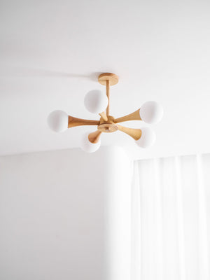 Wooden Nera Chandelier