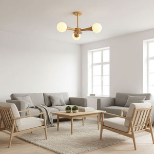 Wooden Nera Chandelier