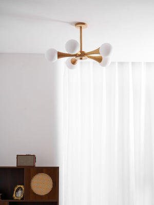 Wooden Nera Chandelier
