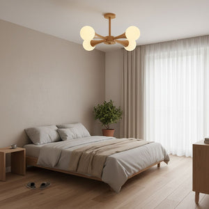 Wooden Nera Chandelier