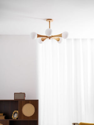 Wooden Nera Chandelier