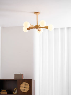 Wooden Nera Chandelier