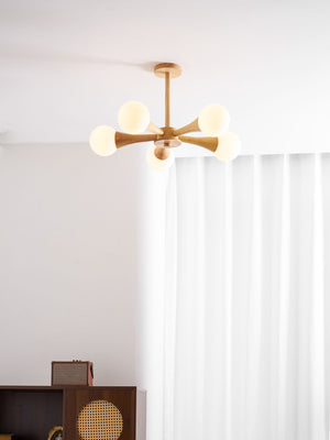 Wooden Nera Chandelier