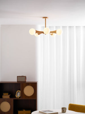 Wooden Nera Chandelier