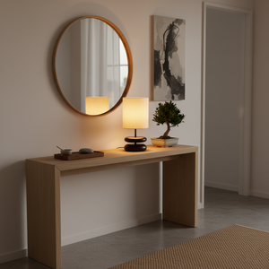 Wooden Modern Bedroom Table Lamp