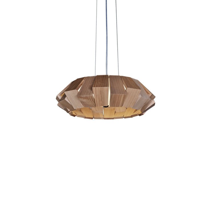 Wooden Patchwork Ring Chandelier – detail 10