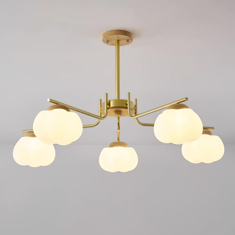 Plastic Cotton Balls Chandelier – detail 32