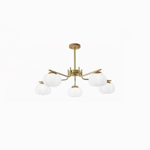 Plastic Cotton Balls Chandelier