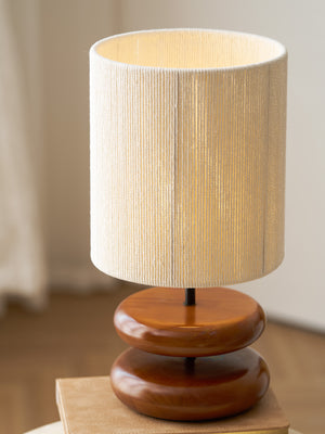Wooden Modern Bedroom Table Lamp