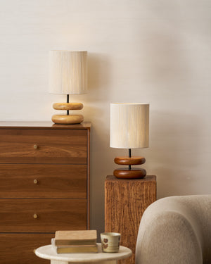 Wooden Modern Bedroom Table Lamp