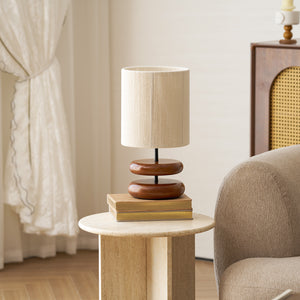 Wooden Modern Bedroom Table Lamp