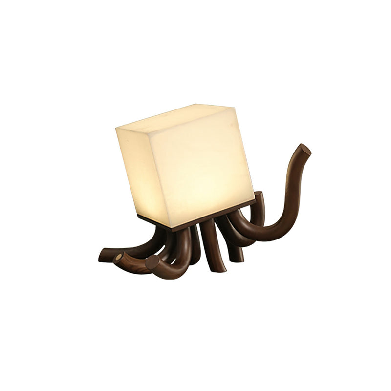 Wooden Octopus Table Lamp – detail 13