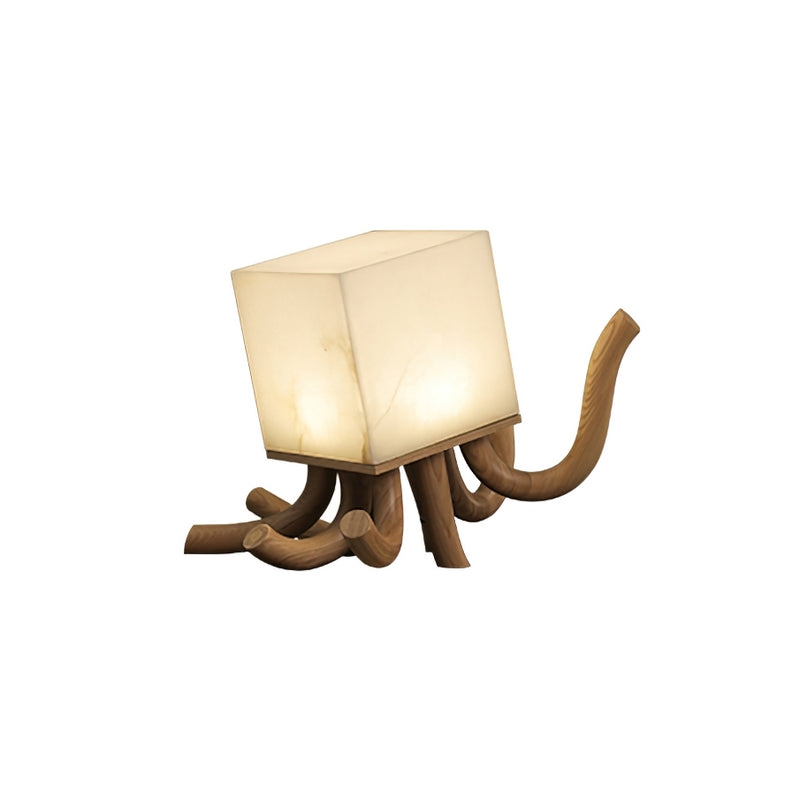 Wooden Octopus Table Lamp – detail 11