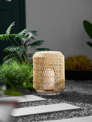 Woven Rattan Outdoor Lamp