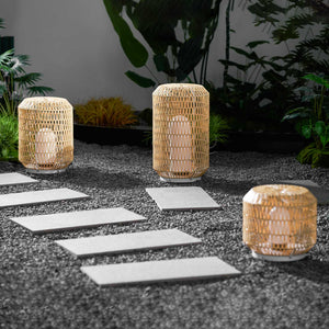 Woven Rattan Outdoor Lamp
