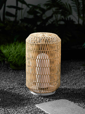 Woven Rattan Outdoor Lamp