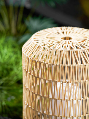 Woven Rattan Outdoor Lamp