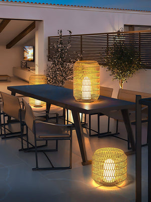 Wovira Rattan Outdoor Table Light