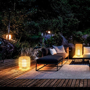 Wovira Rattan Outdoor Table Light