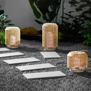 Wovira Rattan Outdoor Table Light