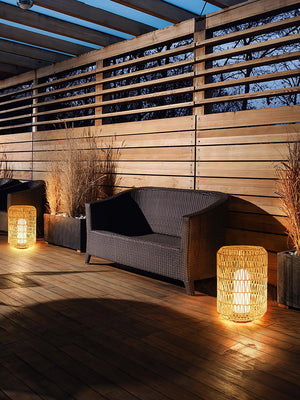 Wovira Rattan Outdoor Table Light