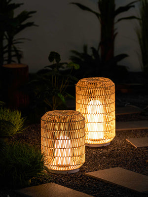 Wovira Rattan Outdoor Table Light