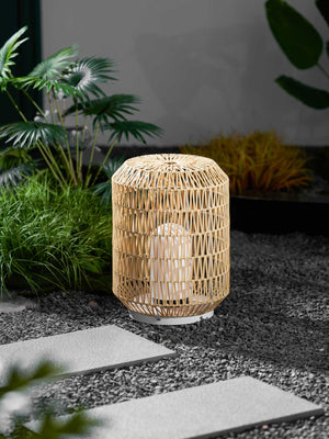 Wovira Rattan Outdoor Table Light
