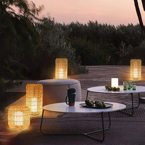 Wovira Rattan Outdoor Table Light