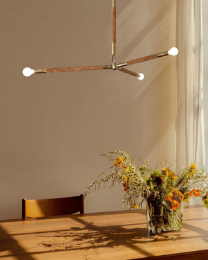 Wrapped Linear Chandelier