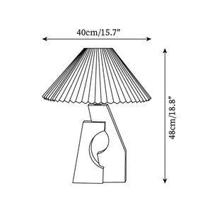 Zain Pleated Table Lamp