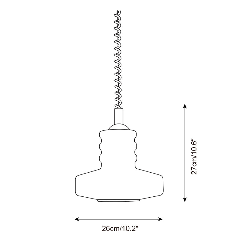 Zavero Pendant Lamp — Dimension drawings 1