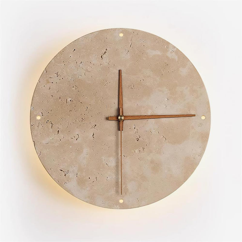 Zegary Travertine Clock Wall Lamp – detail 2