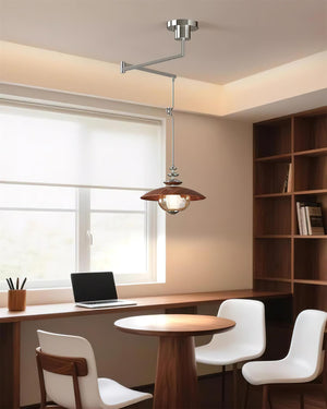 Zeyra Swing Arm Pendant Lamp