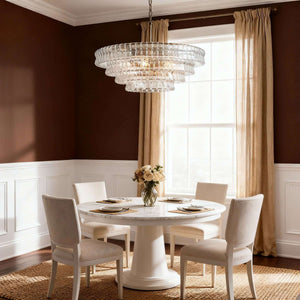 Ghiaccio Layered Glass Chandelier