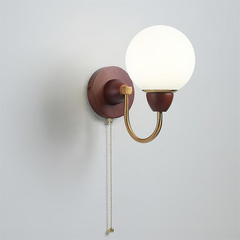 Zoey Wooden Wall Lamp – detail 9