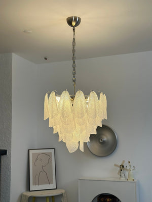 Glass Teardrop Chandelier