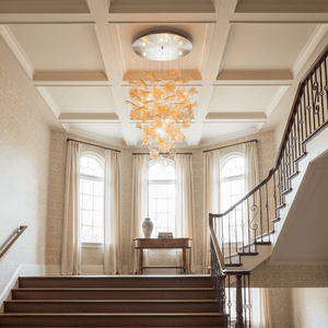 Multicolor Crystal Maple Leaf Chandelier