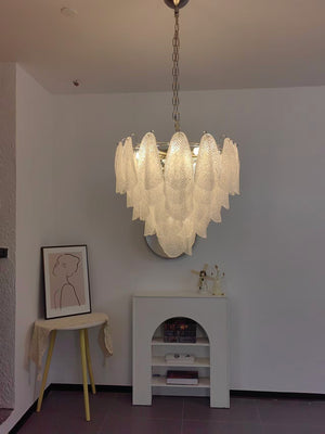 Glass Teardrop Chandelier