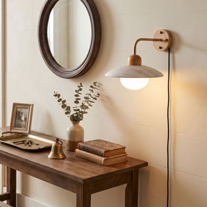 Lámpara de Pared Carolia con Enchufe