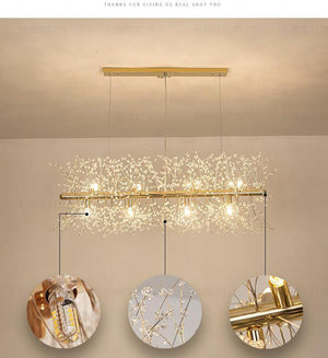 Crystal Dandelion Chandelier