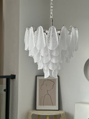Glass Teardrop Chandelier