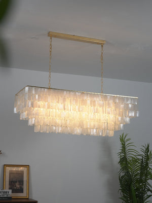 Round Shell Chandelier