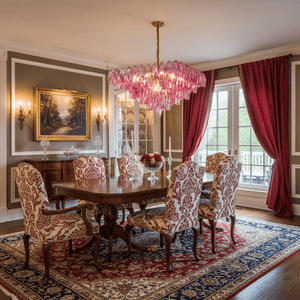 Fuchsia Prism Empire Chandelier