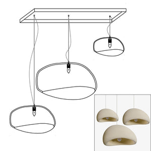 Zenra Wabi-Sabi Organic Chandelier