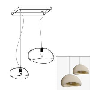 Zenra Wabi-Sabi Organic Chandelier