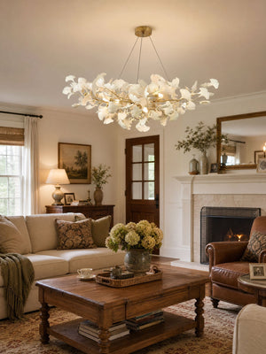 Horizon Bloom Gingko Chandelier