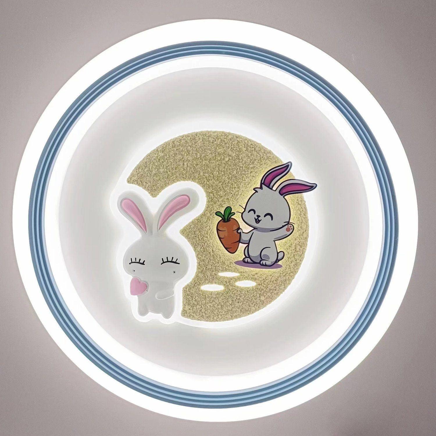 Round Bunny Ceiling Lamp 19.7″ - Docos